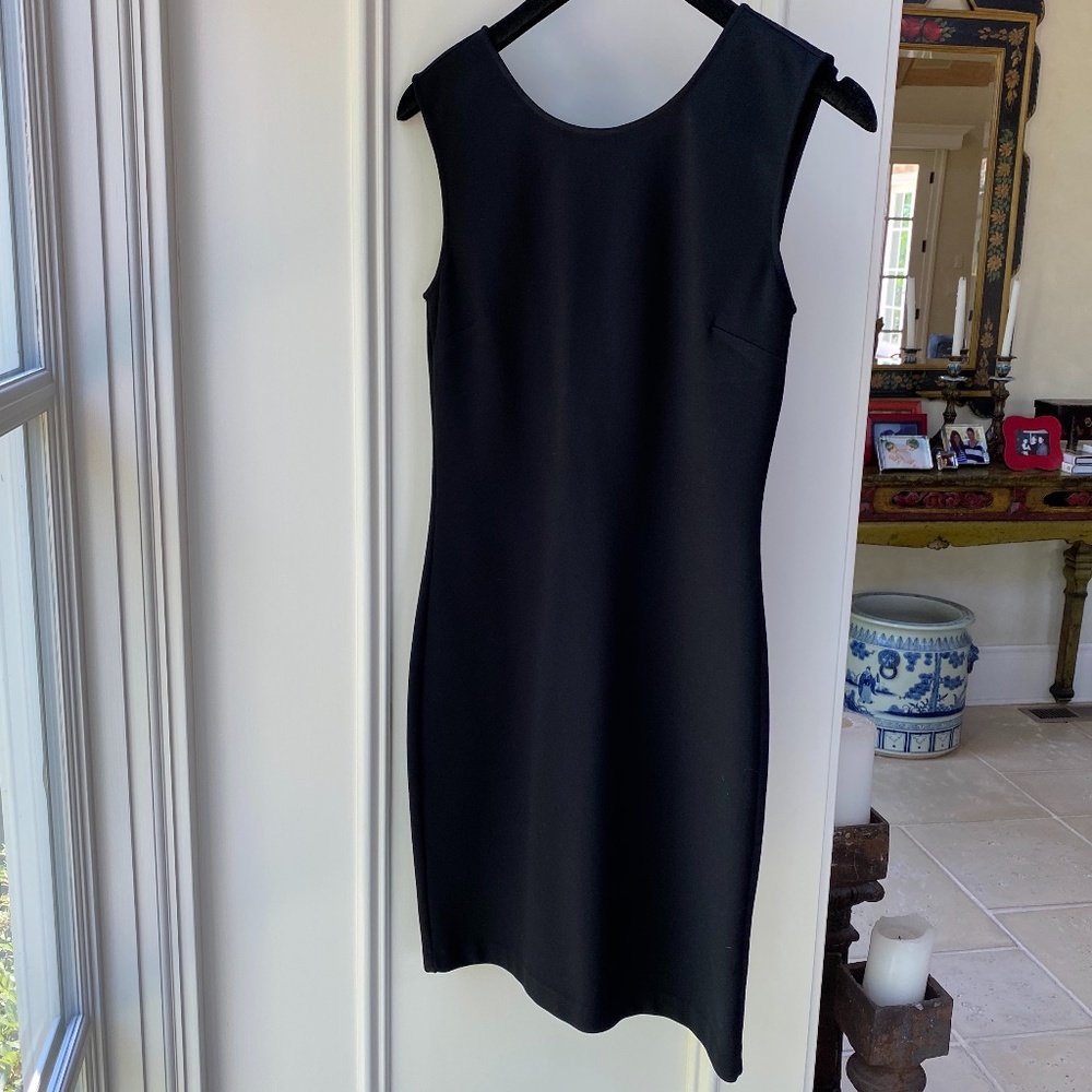 Juicy Couture Solid Ponte Little Black Dress - Picture 3 of 13
